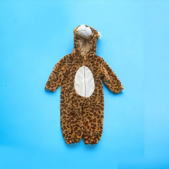 MICHLEY Unisex Baby Tiger Costume  Hooded Romper Tiger Outfit Zipper 6-12 Mo - Picture 1 of 7